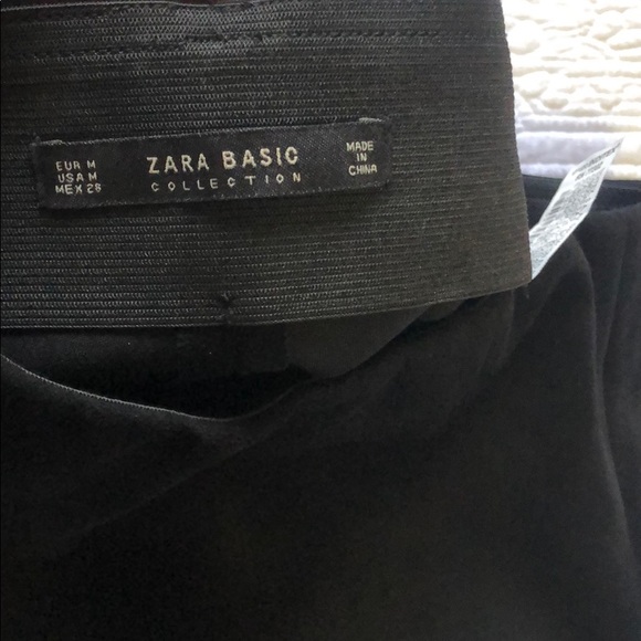 ZARA Suede ankle pants/leggings - Picture 4 of 5